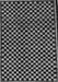 Checkered Gray Modern Rug, abs242gry