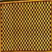 Square Checkered Yellow Modern Rug, abs242yw