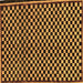 Square Checkered Brown Modern Rug, abs242brn