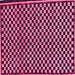 Square Checkered Pink Modern Rug, abs242pnk