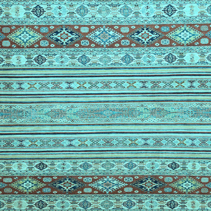 Square Machine Washable Abstract Light Blue Modern Rug, wshabs2430lblu