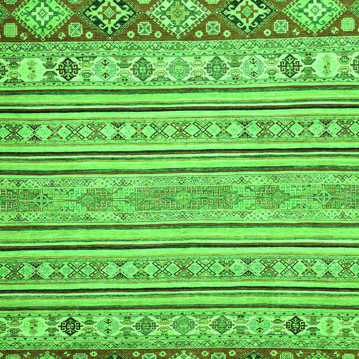 Machine Washable Abstract Green Modern Area Rugs, wshabs2430grn