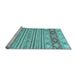 Sideview of Machine Washable Abstract Light Blue Modern Rug, wshabs2430lblu