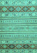 Abstract Turquoise Modern Rug, abs2430turq