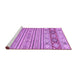 Sideview of Machine Washable Abstract Purple Modern Area Rugs, wshabs2430pur