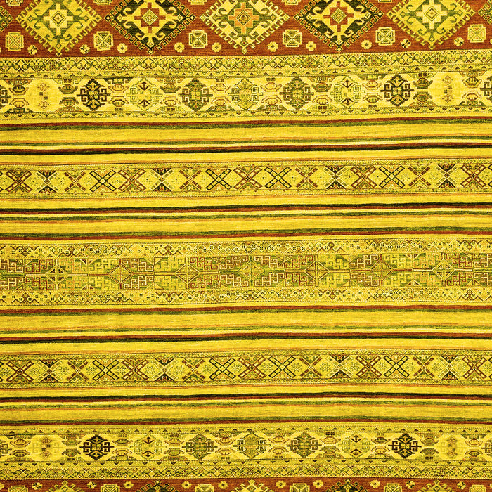 Abstract Yellow Modern Rug, abs2430yw