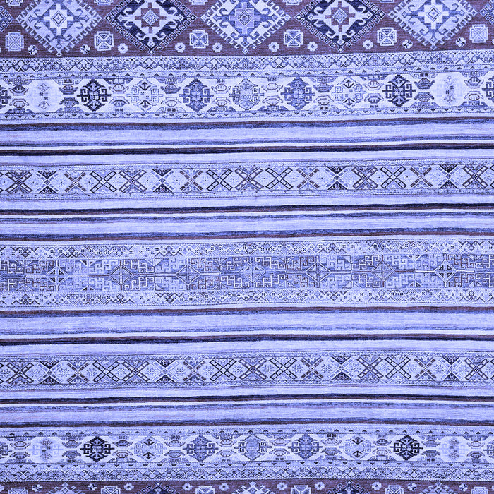 Machine Washable Abstract Blue Modern Rug, wshabs2430blu