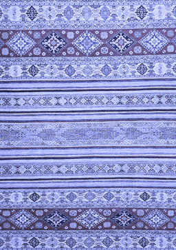 Abstract Blue Modern Rug, abs2430blu