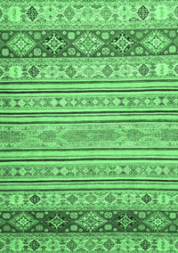 Abstract Emerald Green Modern Rug, abs2430emgrn