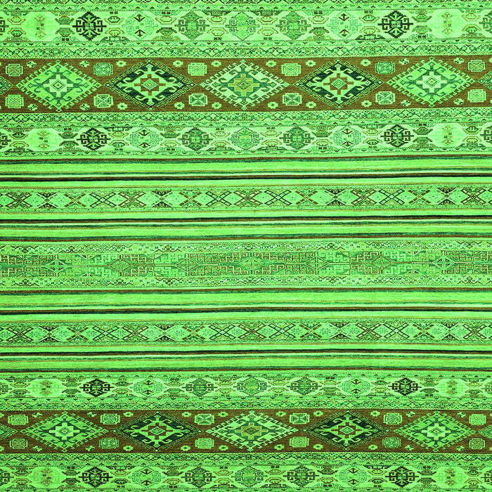 Square Abstract Green Modern Rug, abs2430grn