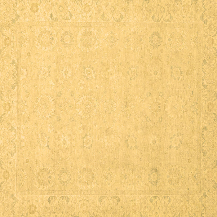 Square Abstract Brown Modern Rug, abs2431brn