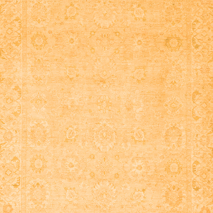 Machine Washable Abstract Orange Modern Area Rugs, wshabs2431org