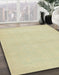 Machine Washable Abstract Brown Gold Rug in a Family Room, wshabs2432