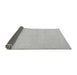 Sideview of Abstract Gray Modern Rug, abs2432gry