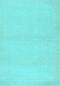 Abstract Light Blue Modern Rug, abs2432lblu