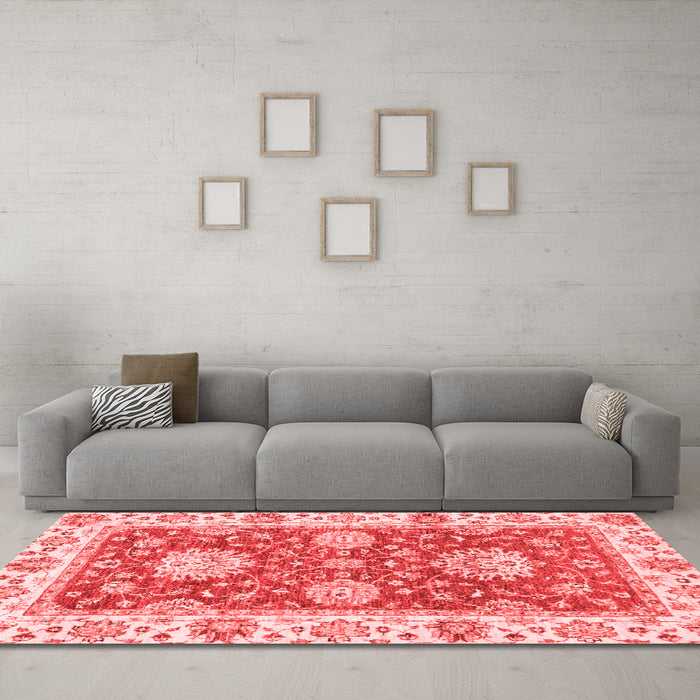Traditional Red Washable Rugs