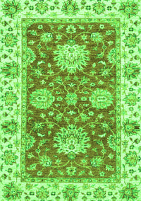 Oriental Green Traditional Rug, abs2433grn