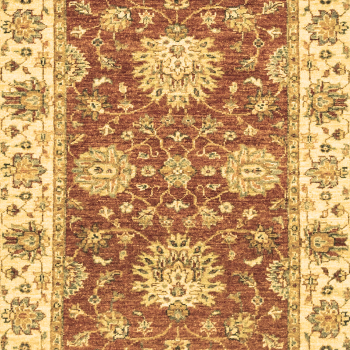 Machine Washable Oriental Brown Traditional Rug, wshabs2433brn