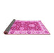 Sideview of Oriental Pink Traditional Rug, abs2433pnk