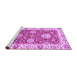 Sideview of Machine Washable Oriental Purple Traditional Area Rugs, wshabs2433pur