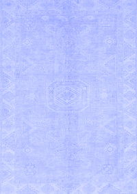 Abstract Blue Modern Rug, abs2434blu