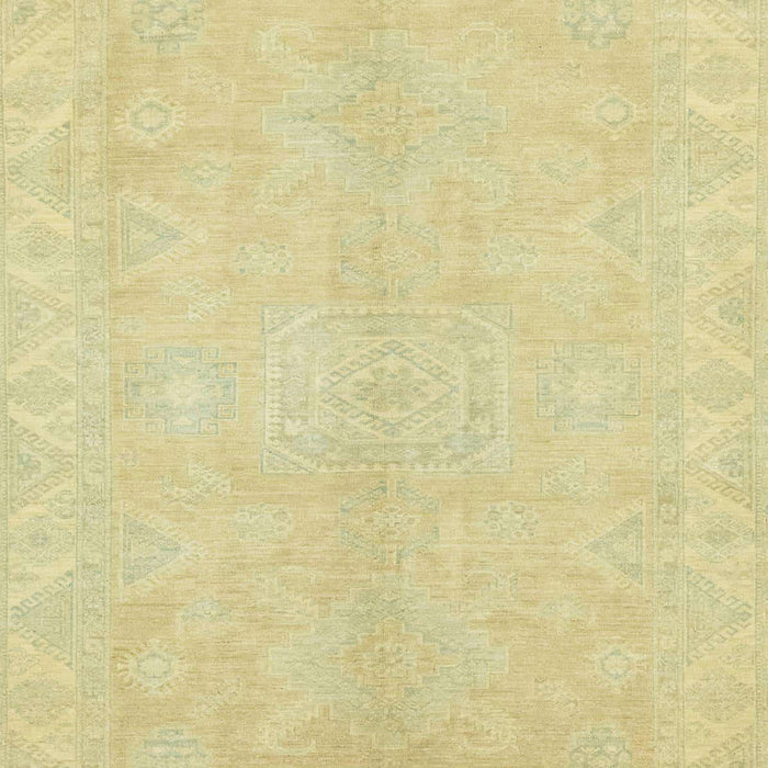 Machine Washable Abstract Brown Gold Rug, wshabs2434