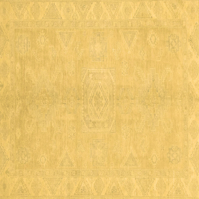 Square Abstract Brown Modern Rug, abs2434brn