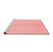 Modern Red Washable Rugs