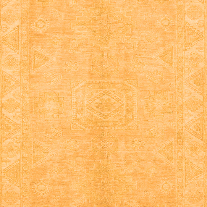 Machine Washable Abstract Orange Modern Area Rugs, wshabs2434org