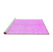 Sideview of Machine Washable Abstract Purple Modern Area Rugs, wshabs2434pur