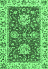 Oriental Emerald Green Traditional Rug, abs2435emgrn