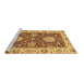 Sideview of Machine Washable Oriental Brown Traditional Rug, wshabs2435brn