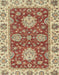 Abstract Chestnut Red Oriental Rug, abs2435