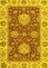 Oriental Yellow Traditional Rug, abs2435yw