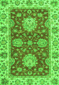 Oriental Green Traditional Rug, abs2435grn