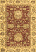 Machine Washable Oriental Brown Traditional Rug, wshabs2435brn