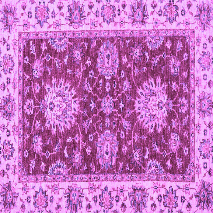 Square Oriental Purple Traditional Rug, abs2435pur