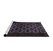 Sideview of Machine Washable Abstract Plum Purple Rug, wshabs2436