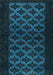 Abstract Light Blue Modern Rug, abs2436lblu