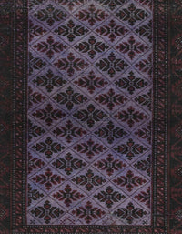 Machine Washable Abstract Plum Purple Rug, wshabs2436