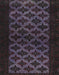 Machine Washable Abstract Plum Purple Rug, wshabs2436