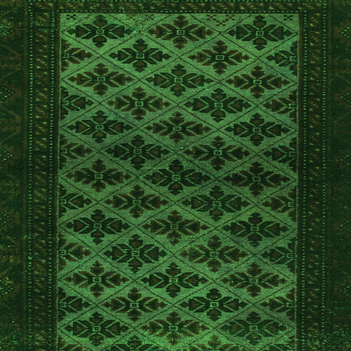 Square Machine Washable Abstract Green Modern Area Rugs, wshabs2436grn