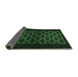 Sideview of Abstract Emerald Green Modern Rug, abs2436emgrn