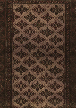 Abstract Brown Modern Rug, abs2436brn