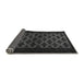 Sideview of Abstract Gray Modern Rug, abs2436gry