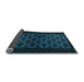 Sideview of Abstract Light Blue Modern Rug, abs2436lblu