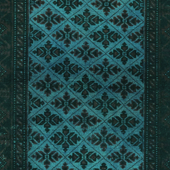 Machine Washable Abstract Turquoise Modern Area Rugs, wshabs2436turq