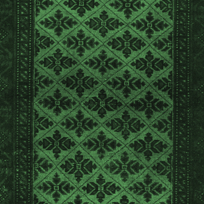 Machine Washable Abstract Emerald Green Modern Area Rugs, wshabs2436emgrn