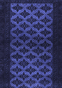 Abstract Blue Modern Rug, abs2436blu