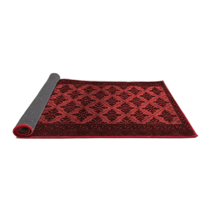 Abstract Red Modern Area Rugs